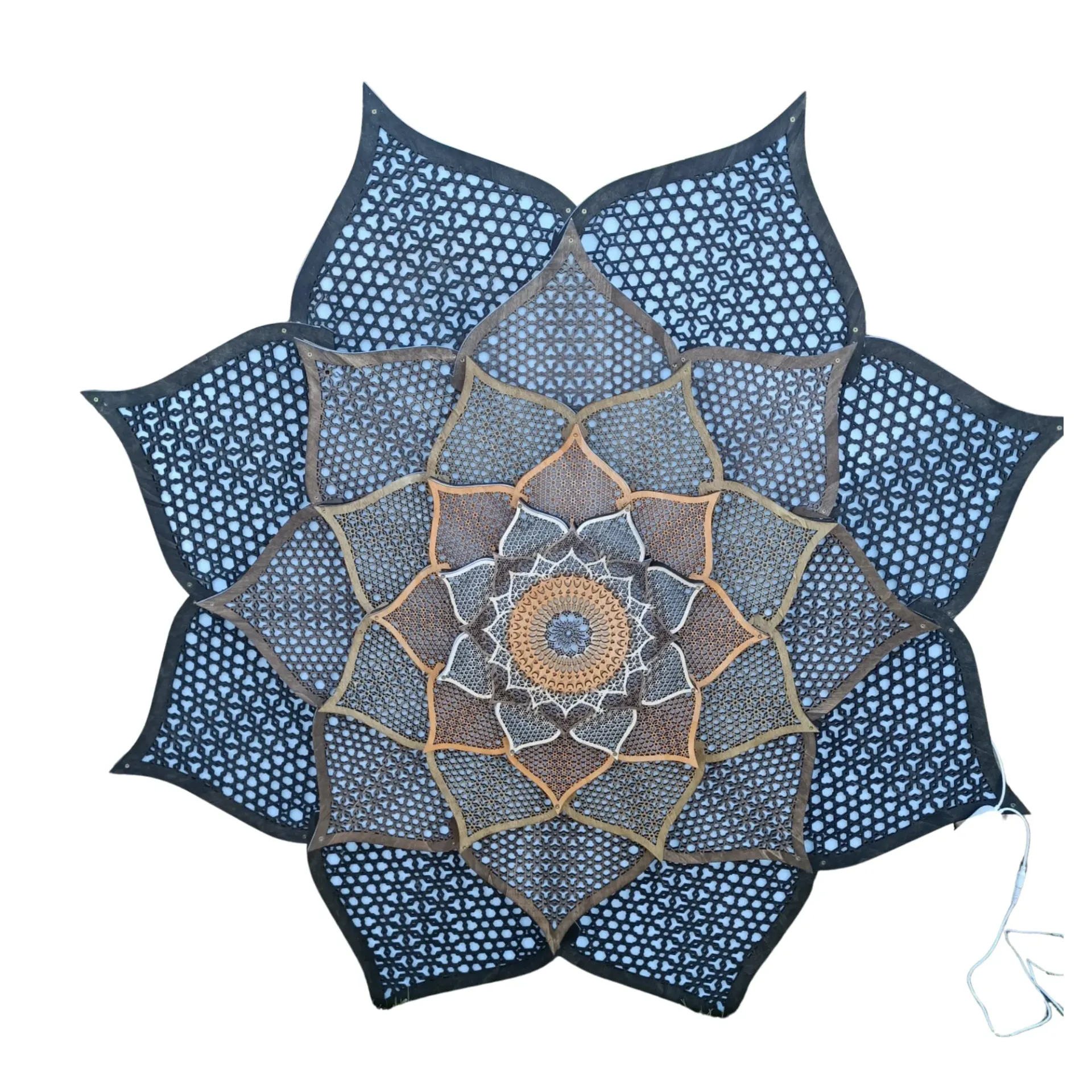 BIG FLOWER MANDALA 150CM RGB 