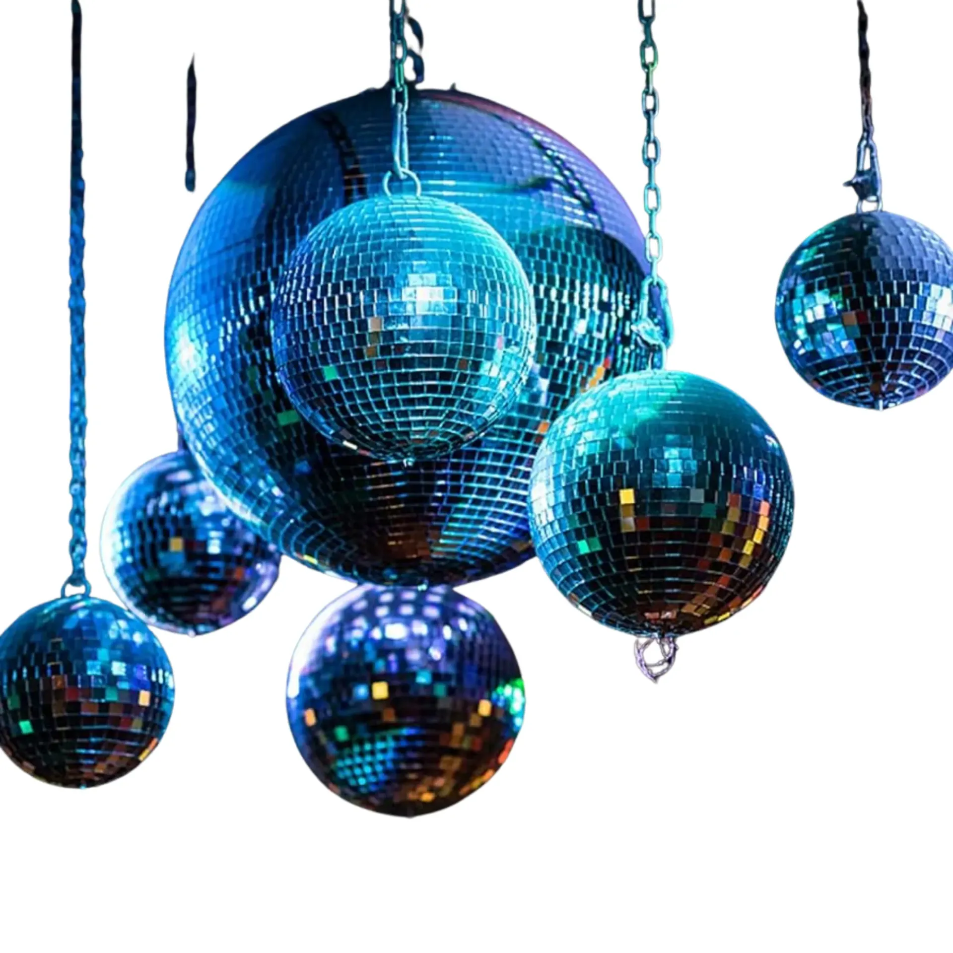 Disco balls PACK 10 different size