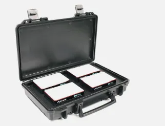 Apurture Amaran AL-MC 4xLED Travel Kit con maleta cargadora